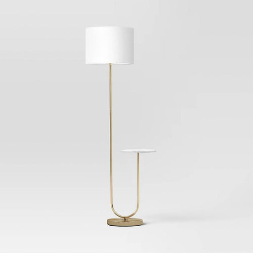 Floor Lamp with Marble Table - Threshold™**New in box**
