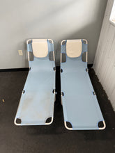 Folding Beach Tanning Chair Light Blue - Room Essentials, Set of 2! (BRAND NEW - 1 IS DIRTY FROM SHIPPING)