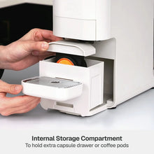 Thyme & Table Multi Capsule Coffee Machine, Universal Capsule Compatible with Espresso and Coffee, One-Touch Controls, Sand White! (USED - CLEAN) - NO SHIPPING!