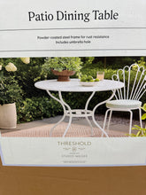 Round Metal Outdoor Patio Bistro Table White - Threshold designed with Studio McGee! (NEW)