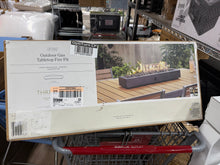 28" Outdoor Tabletop Fireplace Black - Threshold! (NEW IN BOX)