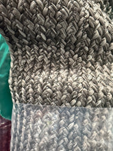7'x10' Natural Woven Rectangular Braided Outdoor Area Rug Heathered Charcoal - Threshold! (NEW)