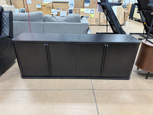 Vance Rectangular TV Stand for TV's up to 68" in Black Grain! (NEW & ASSEMBLED)