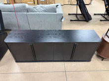 Vance Rectangular TV Stand for TV's up to 68" in Black Grain! (NEW & ASSEMBLED)