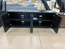Vance Rectangular TV Stand for TV's up to 68" in Black Grain! (NEW & ASSEMBLED)