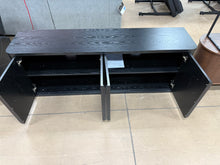 Vance Rectangular TV Stand for TV's up to 68" in Black Grain! (NEW & ASSEMBLED)
