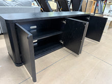 Vance Rectangular TV Stand for TV's up to 68" in Black Grain! (NEW & ASSEMBLED)