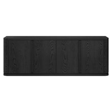 Vance Rectangular TV Stand for TV's up to 68" in Black Grain! (NEW & ASSEMBLED)