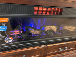 Tresanti Sloane TV Console with ClassicFlame CoolGlow 2-in-1 Electric Fireplace and Fan! (BRAND NEW!)

-Brand new