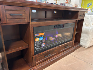Tresanti Sloane TV Console with ClassicFlame CoolGlow 2-in-1 Electric Fireplace and Fan! (BRAND NEW!)

-Brand new