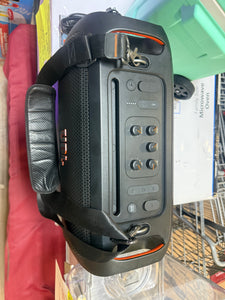 JBL Party Box OnTheGo Bluetooth Wireless Speaker - Black: Rechargeable, IPX4, USB Charging!! LIGHTLY USED, TESTED WORKS GREAT(MISSING MICROPHONE)!!