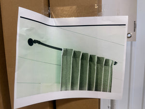 36”- 66” French Pipe Curtain Rod - Threshold!! NEW IN BOX!!