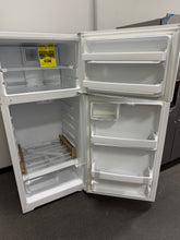 GE 16.6 cu. ft. Top Freezer Refrigerator in White! (NEW - SCRATCH/DENT)

missing one produce drawer - see pics please