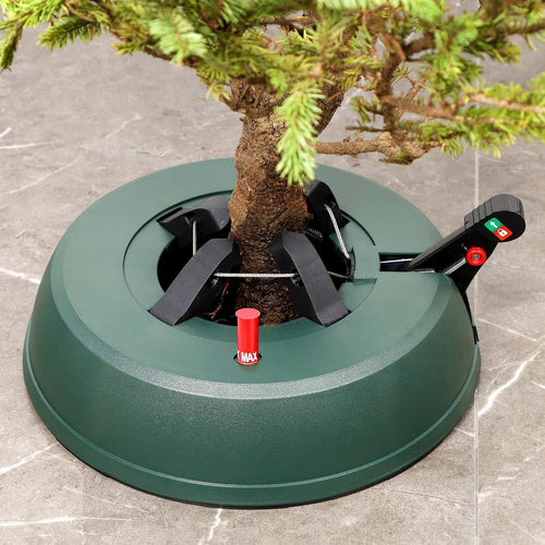 Blissun Christmas Tree Stand with Water Reservoir, Fast Clamp, Foot Pedal, Water Level Indicator, Fits up to 7FT Real and Artificial Trees**New in box**