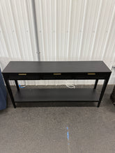 East Bluff Wicker Drawer Console Table Black - Threshold™ designed with Studio McGee! (NEW & ASSEMBLED)