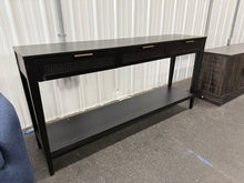 East Bluff Wicker Drawer Console Table Black - Threshold™ designed with Studio McGee! (NEW & ASSEMBLED)