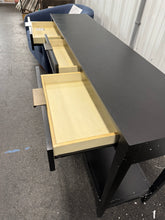 East Bluff Wicker Drawer Console Table Black - Threshold™ designed with Studio McGee! (NEW & ASSEMBLED)