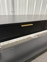 East Bluff Wicker Drawer Console Table Black - Threshold™ designed with Studio McGee! (NEW & ASSEMBLED)