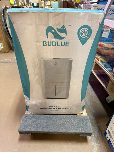Bublue 50 pt. 4,000 sq. ft. Dehumidifier for Home in. White, with 1 Gal Bucket, Air purification function, Auto Defrost! (NEW IN BOX)
