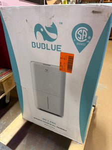 Bublue 50 pt. 4,000 sq. ft. Dehumidifier for Home in. White, with 1 Gal Bucket, Air purification function, Auto Defrost! (NEW IN BOX)