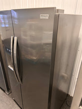 Frigidaire Gallery 25.6-cu ft Side-by-Side Refrigerator with Ice Maker, Water and Ice Dispenser (Fingerprint Resistant Stainless Steel) ENERGY STAR! (BRAND NEW - MINOR SCRATCH IN DOOR!)