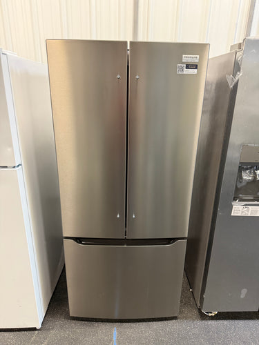 Frigidaire Gallery Standard-Depth 20-cu ft 3 -Door French Door Refrigerator with Ice Maker with Water Dispenser ( Smudge-Proof Stainless Steel ) ENERGY STAR Certified! (NEW - DENTED)