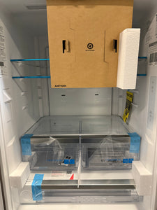 Frigidaire Gallery Standard-Depth 20-cu ft 3 -Door French Door Refrigerator with Ice Maker with Water Dispenser ( Smudge-Proof Stainless Steel ) ENERGY STAR Certified! (NEW - DENTED)
