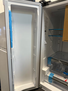 Frigidaire Gallery Standard-Depth 20-cu ft 3 -Door French Door Refrigerator with Ice Maker with Water Dispenser ( Smudge-Proof Stainless Steel ) ENERGY STAR Certified! (NEW - DENTED)