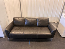 Jordane Leather Sofa! (NEW - SCRATCH LEATHER FROM SHIPPING - PHOTOS SHOWN)
