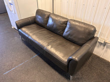 Jordane Leather Sofa! (NEW - SCRATCH LEATHER FROM SHIPPING - PHOTOS SHOWN)