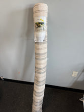 5'x7' Pieced Striped Outdoor Patio Woven Area Rug Tan - Threshold! (NEW)