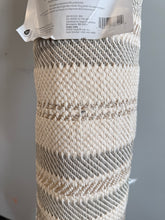 5'x7' Pieced Striped Outdoor Patio Woven Area Rug Tan - Threshold! (NEW)