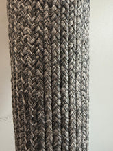 5'x7' Natural Woven Rectangular Braided Outdoor Area Rug Heathered Charcoal - Threshold! (NEW)