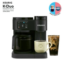Keurig K-Duo Essentials, Hot & Iced Single-Serve K-Cup Pod Coffee Maker & Carafe, Black!! BRAND NEW!!
