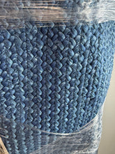 5'x7' Natural Woven Rectangular Braided Outdoor Area Rug Blue! (NEW)