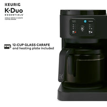 Keurig K-Duo Essentials, Hot & Iced Single-Serve K-Cup Pod Coffee Maker & Carafe, Black!! BRAND NEW!!