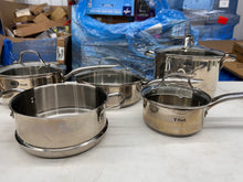 T-Fal Silver 9pc Induction Set! (USED ONCE - LIKE NEW!)