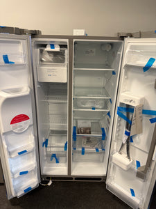 Frigidaire Gallery 22.3-cu ft Side-by-Side Refrigerator with Ice Maker, Water and Ice Dispenser (Fingerprint Resistant Stainless Steel) ENERGY STAR!! BRAND NEW - MINOR DENT!