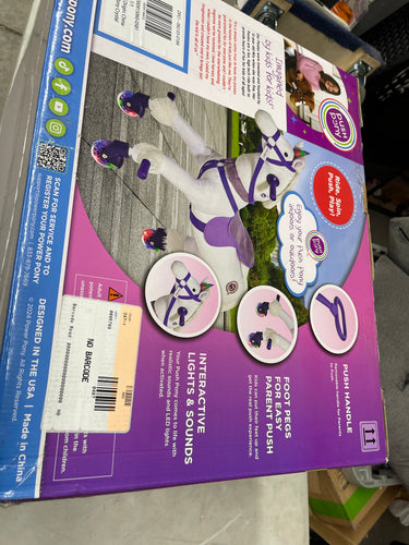 Ride, Spin, Push and Play with the ALL New Push Pony! NEW