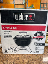 Weber 14" 10020 Portable Grill: Charcoal, Weather-Resistant, Porcelain-Coated, Steel Grates, 147 sq. in. Cooking Area! (NEW IN BOX)