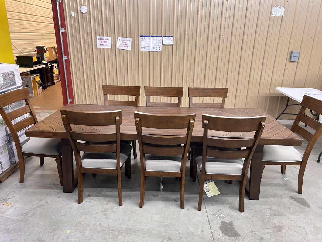 Rivermont 9-piece Dining Set! (BRAND NEW)

-Brand new and assembled