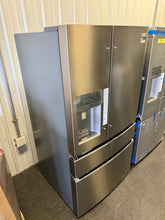 Frigidaire Gallery Standard-Depth 26.3-cu ft 4 -Door French Door Refrigerator with Ice Maker with Water and Ice Dispenser ( Fingerprint Resistant Stainless Steel ) ENERGY STAR Certified! (NEW - DENTED)