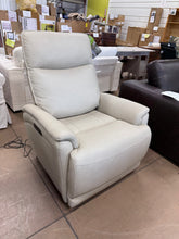 Sanders Leather Power Recliner with Power Headrest! (BRAND NEW)