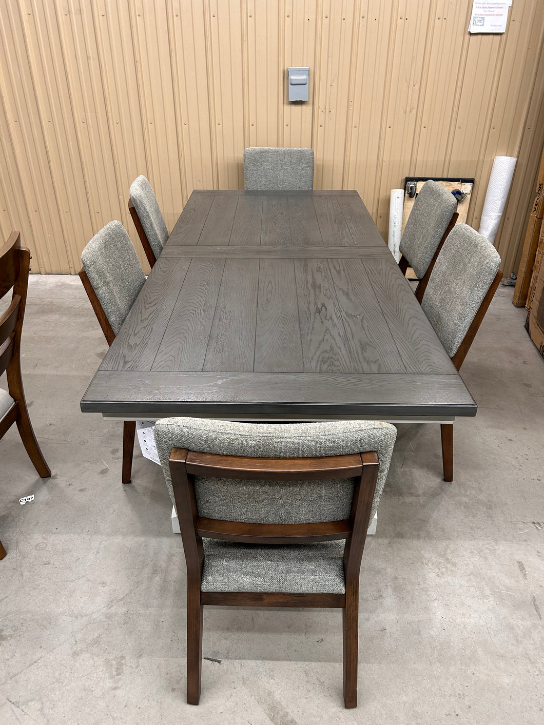 Landry 110” 7Pc Dining Set! (NEW - SCRATCHED)