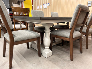 Landry 110” 7Pc Dining Set! (NEW - SCRATCHED)