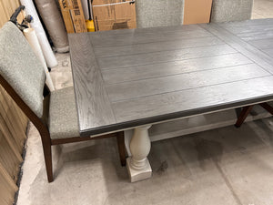 Landry 110” 7Pc Dining Set! (NEW - SCRATCHED)