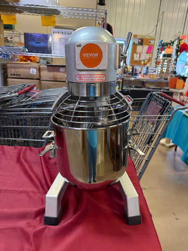 Commercial Stand Mixer 15 qt. Dough Mixer Heavy Duty Silver Electric Food Mixer with 3-Speeds Adjustable 500 W! (NEW - MINOR DAMAGE FROM SHIPPING!)