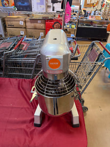 Commercial Stand Mixer 15 qt. Dough Mixer Heavy Duty Silver Electric Food Mixer with 3-Speeds Adjustable 500 W! (NEW - MINOR DAMAGE FROM SHIPPING!)
