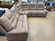 Barcalounger Carmelo Fabric Power Reclining Sectional with Power Headrests! (BRAND NEW - MINOR SHIPPING DAMAGE!)