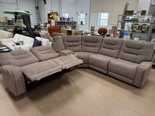Barcalounger Carmelo Fabric Power Reclining Sectional with Power Headrests! (BRAND NEW - MINOR SHIPPING DAMAGE!)
